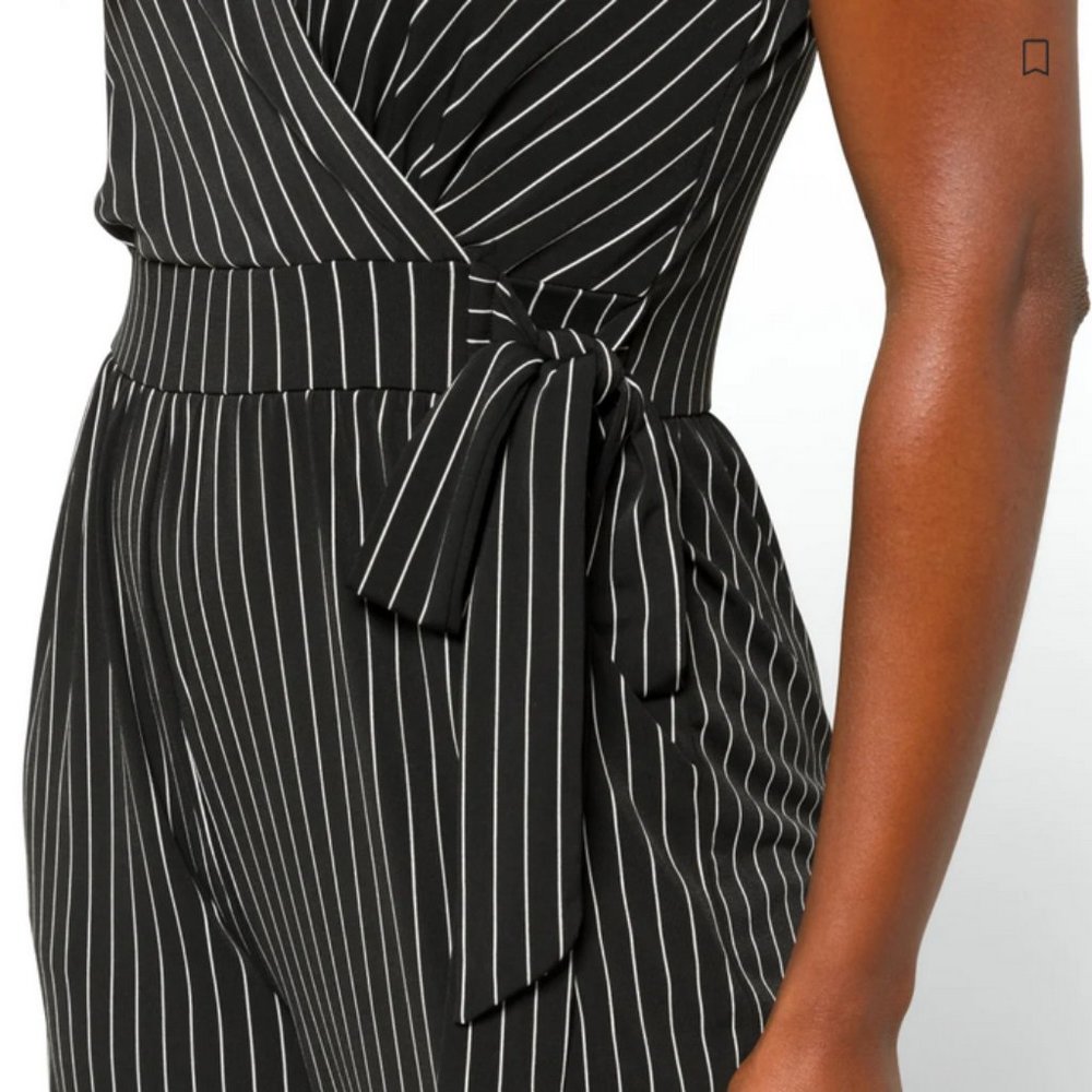 Kaileigh Rica Knit Crop Jumpsuit (L) - Picture 3 of 6